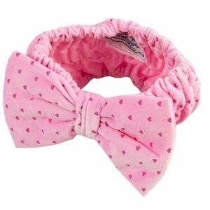 The Vintage Cosmetic Company Hattie Makeup Headband Pink Hearts *BNOC